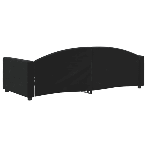 Sofá-cama, Sofá conversível 90x200 cm veludo preto Sofá-cama, Sofá conversível 90x200 cm veludo preto