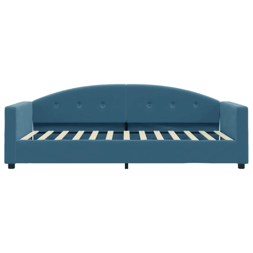 Sofá-cama, Sofá conversível 90x200 cm veludo azul Sofá-cama, Sofá conversível 90x200 cm veludo azul