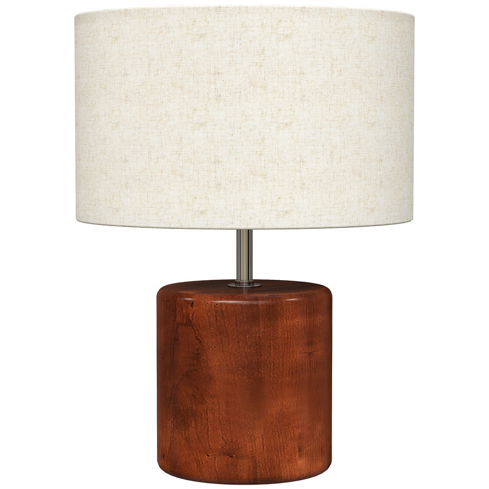 Lámpara de Mesa Madera, Lino HOMCOM