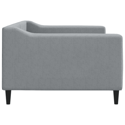 Sofá-cama, Sofá conversível 90x190 cm tecido cinzento-claro Sofá-cama, Sofá conversível 90x190 cm tecido cinzento-claro