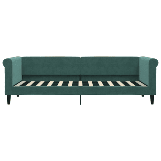 Sofá-cama, Sofá conversível 80x200 cm veludo verde-escuro Sofá-cama, Sofá conversível 80x200 cm veludo verde-escuro