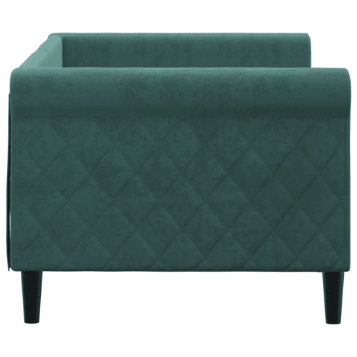 Sofá-cama, Sofá conversível 80x200 cm veludo verde-escuro Sofá-cama, Sofá conversível 80x200 cm veludo verde-escuro