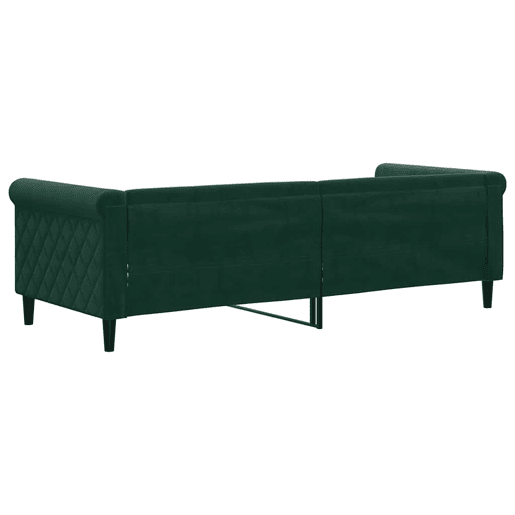 Sofá-cama, Sofá conversível 80x200 cm veludo verde-escuro Sofá-cama, Sofá conversível 80x200 cm veludo verde-escuro