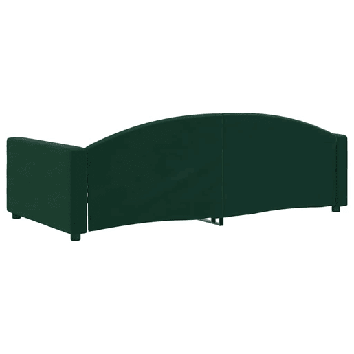 Sofá-cama, Sofá conversível 100x200 cm veludo verde-escuro Sofá-cama, Sofá conversível 100x200 cm veludo verde-escuro