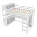 Cama alta para niños Cama alta para niños Blanco