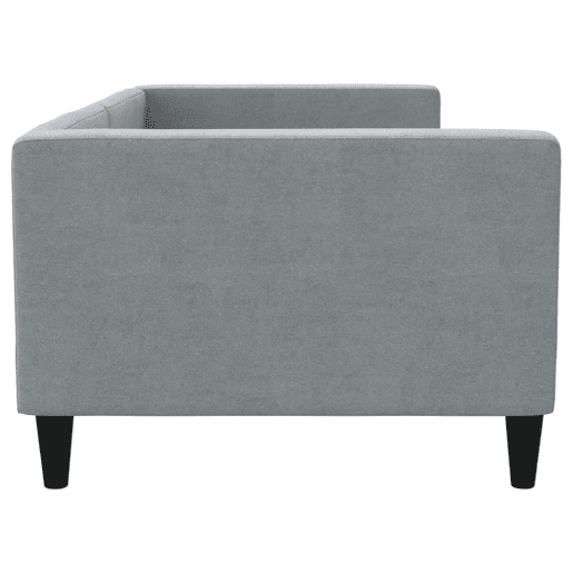 Sofá-cama, Sofá conversível 90x200 cm tecido cinzento-claro Sofá-cama, Sofá conversível 90x200 cm tecido cinzento-claro