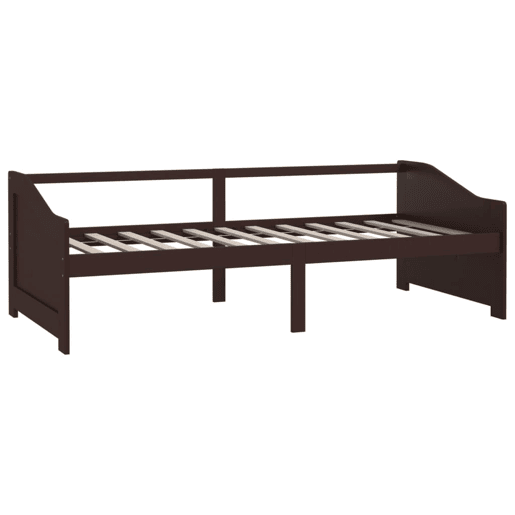 Sofá-cama, Sofá conversível de 3 lugares 90x200 cm pinho maciço castanho-escuro Sofá-cama, Sofá conversível de 3 lugares 90x200 cm pinho maciço castanho-escuro