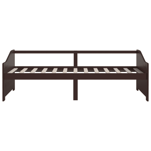 Sofá-cama, Sofá conversível de 3 lugares 90x200 cm pinho maciço castanho-escuro Sofá-cama, Sofá conversível de 3 lugares 90x200 cm pinho maciço castanho-escuro