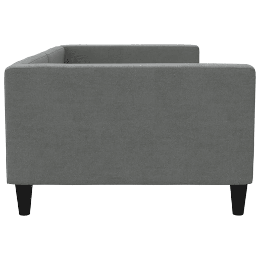 Sofá-cama, Sofá conversível 100x200 cm tecido cinzento-escuro Sofá-cama, Sofá conversível 100x200 cm tecido cinzento-escuro