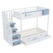 Cama litera 252x95 Cama litera 252x95 Blanco/ Azul