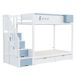 Cama litera 252x95 Cama litera 252x95 Blanco/ Azul
