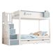 Cama litera 252x95 Cama litera 252x95 Blanco/ Azul