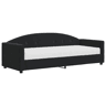Sofá-cama, Sofá conversível com colchão 80x200 cm veludo preto