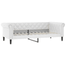 Sofá-cama, Sofá conversível 90x200 cm couro artificial branco