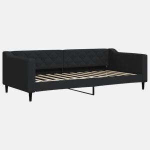Sofá-cama, Sofá conversível 90x200 cm tecido preto