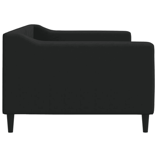 Sofá-cama, Sofá conversível 90x200 cm tecido preto Sofá-cama, Sofá conversível 90x200 cm tecido preto