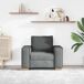 Sillón sofá - Sofá individual Sillón sofá - Sofá individual Gris Oscuro