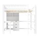 Cama alta para niños 205x106 Cama alta para niños 205x106 Blanco