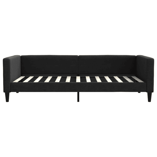 Sofá-cama, Sofá conversível 100x200 cm tecido preto Sofá-cama, Sofá conversível 100x200 cm tecido preto