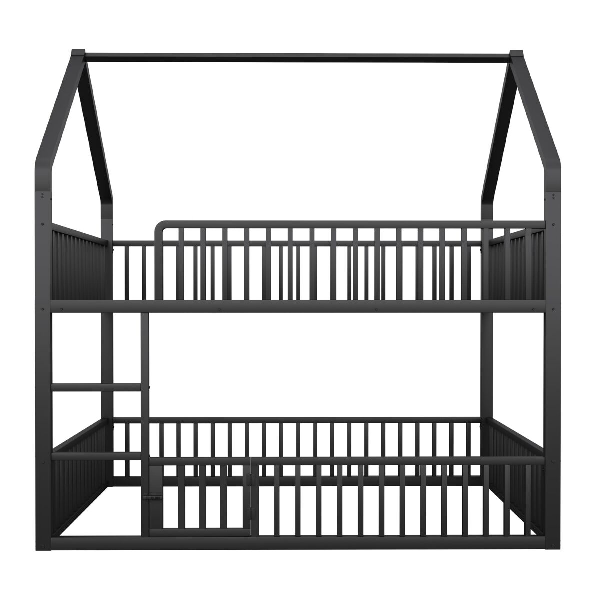 Cama litera 204x145 Negro