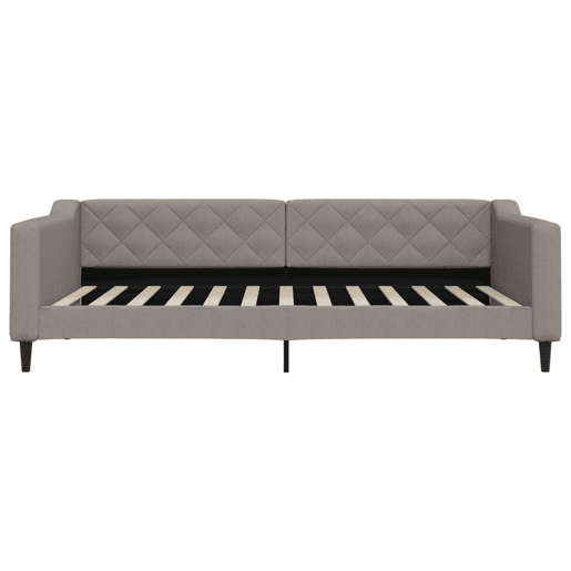 Sofá-cama, Sofá conversível 100x200 cm tecido cinzento-acastanhado Sofá-cama, Sofá conversível 100x200 cm tecido cinzento-acastanhado