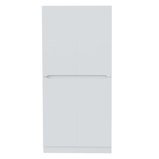 Armário roupeiro 70x40x170 cm - Porta dupla com pequeno compartimento de arrumação - Branco Armário roupeiro 70x40x170 cm - Porta dupla com pequeno compartimento de arrumação - Branco