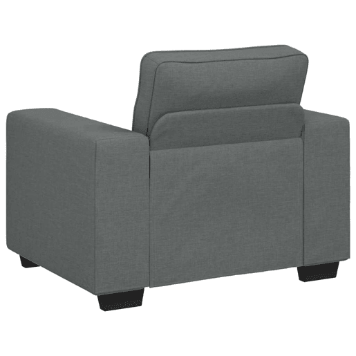 Poltrona, Sofá individual 60 cm tecido cinzento-escuro Poltrona, Sofá individual 60 cm tecido cinzento-escuro