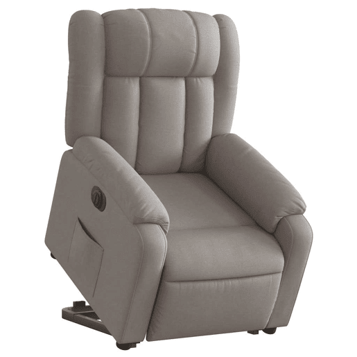 Poltrona reclinável - Poltrona relax elétrica cinza-acastanhado