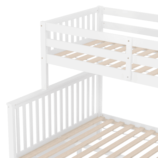 Beliche 90x200 cm - Com gavetas, arrumação, multifuncional, sem colchão, branco