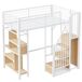 Cama alta para niños 204x143 Cama alta para niños 204x143 Blanco