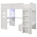 Cama alta para niños 204x101 Cama alta para niños 204x101 Blanco