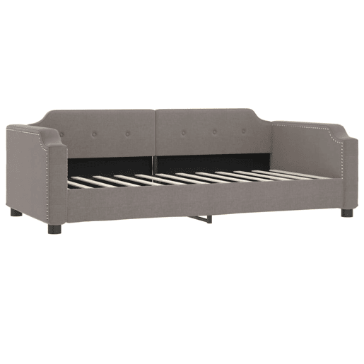 Sofá-cama, Sofá conversível 80x200 cm tecido cinzento-acastanhado Sofá-cama, Sofá conversível 80x200 cm tecido cinzento-acastanhado