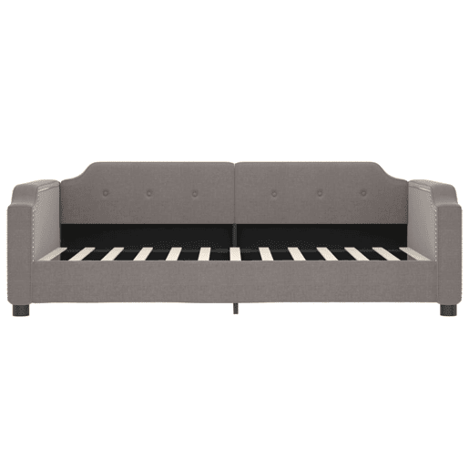 Sofá-cama, Sofá conversível 80x200 cm tecido cinzento-acastanhado Sofá-cama, Sofá conversível 80x200 cm tecido cinzento-acastanhado