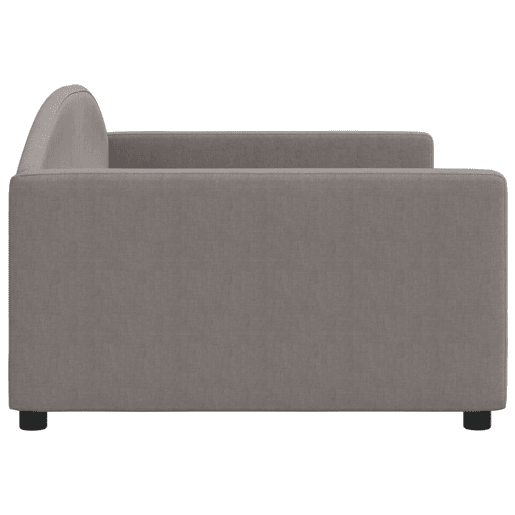 Sofá-cama, Sofá conversível 100x200 cm tecido cinzento-acastanhado Sofá-cama, Sofá conversível 100x200 cm tecido cinzento-acastanhado