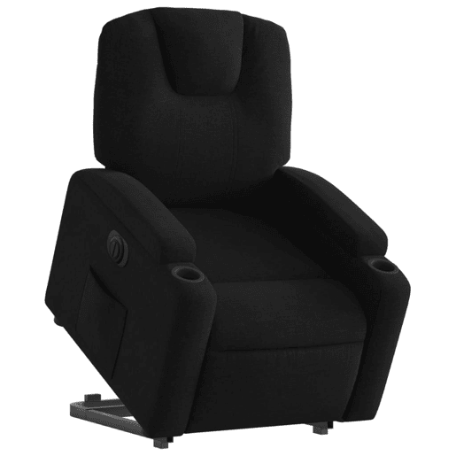 Poltrona reclinável - Poltrona relax elétrica tecido preto