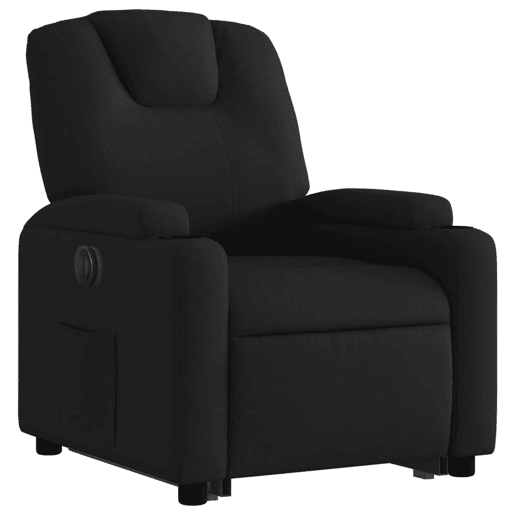Poltrona reclinável - Poltrona relax elétrica tecido preto