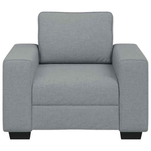 Poltrona, Sofá individual tecido 60 cm cinzento-claro Poltrona, Sofá individual tecido 60 cm cinzento-claro