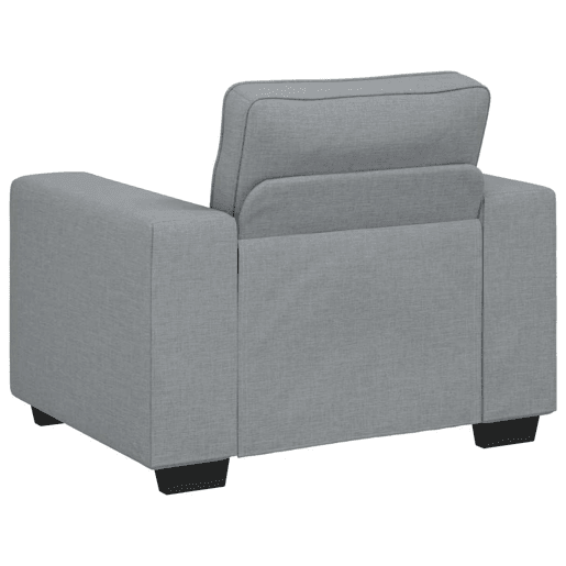 Poltrona, Sofá individual tecido 60 cm cinzento-claro Poltrona, Sofá individual tecido 60 cm cinzento-claro
