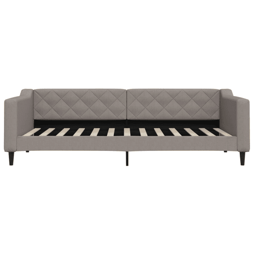 Sofá-cama, Sofá conversível 90x200 cm tecido cinzento-acastanhado Sofá-cama, Sofá conversível 90x200 cm tecido cinzento-acastanhado