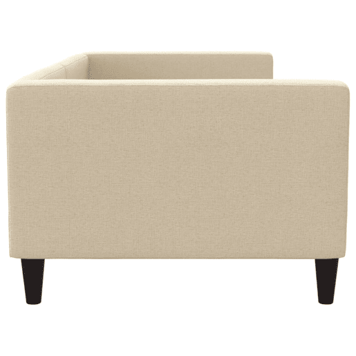 Sofá-cama, Sofá conversível 90x200 cm tecido cor creme