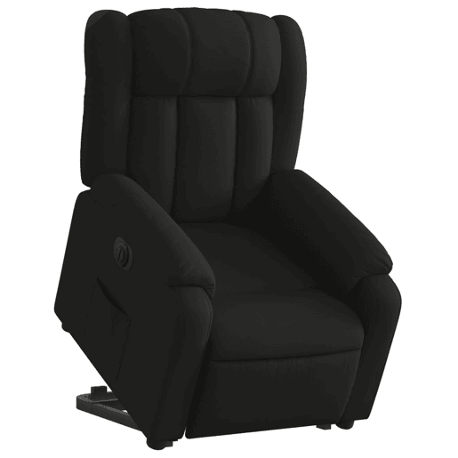 Poltrona reclinável - Poltrona relax elétrica tecido preto