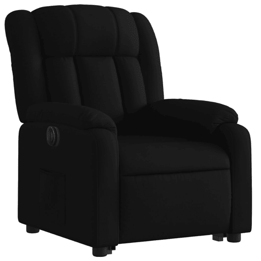 Poltrona reclinável - Poltrona relax elétrica tecido preto