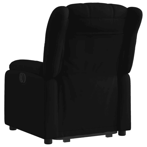 Poltrona reclinável - Poltrona relax elétrica tecido preto