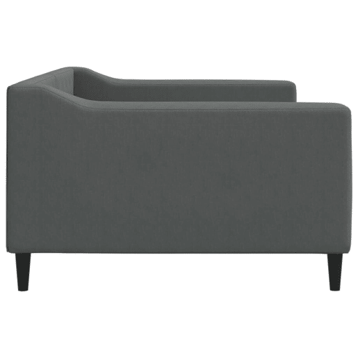 Sofá-cama, Sofá conversível 100x200 cm tecido cinzento-escuro Sofá-cama, Sofá conversível 100x200 cm tecido cinzento-escuro