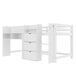 Cama alta para niños Cama alta para niños Blanco