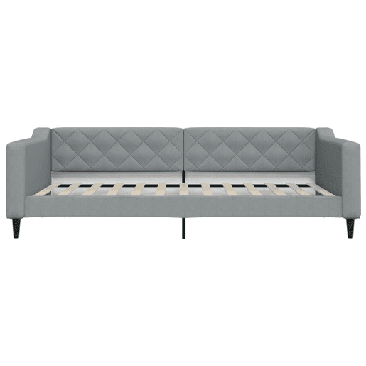 Sofá-cama, Sofá conversível 100x200 cm tecido cinzento-claro Sofá-cama, Sofá conversível 100x200 cm tecido cinzento-claro