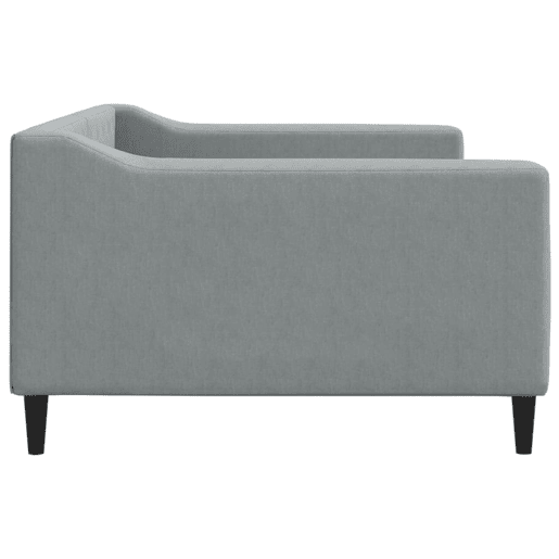 Sofá-cama, Sofá conversível 100x200 cm tecido cinzento-claro Sofá-cama, Sofá conversível 100x200 cm tecido cinzento-claro