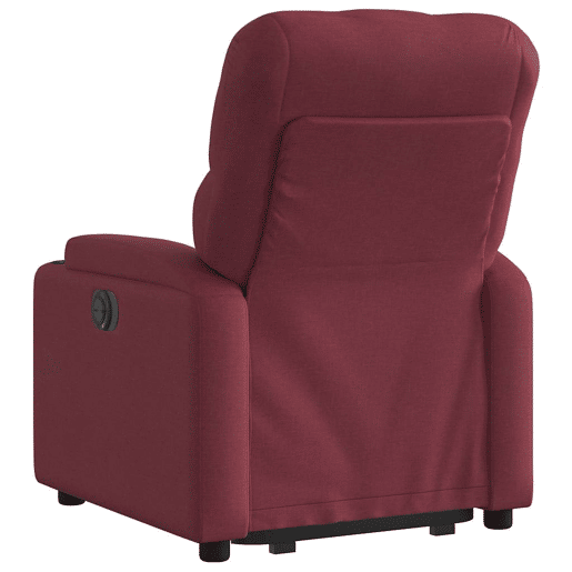 Poltrona reclinável - Poltrona relax elétrica tecido vermelho-tinto