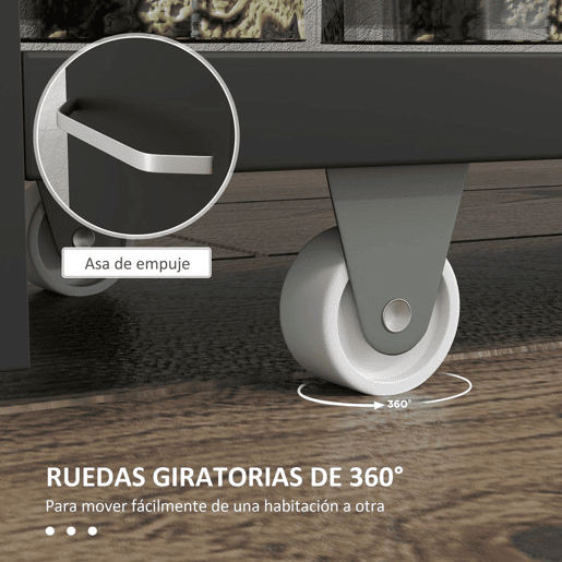 kleankin Carrinho Auxiliar Estreito com Rodas, 3 Prateleiras, Tabuleiro e Pega, para Cozinha, Sala ou Casa de Banho, 48x15x80 cm, Preto