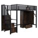 Cama alta para niños 255x95 Cama alta para niños 255x95 Negro